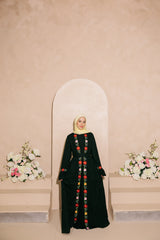 Floral Eclipse Abaya